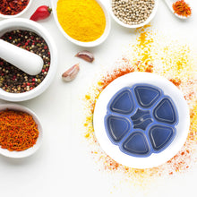 Unique Design Multipurpose Masala Spice Box Container Spice Box For Kitchen  Masala Container  ( Plastic 7 Section )