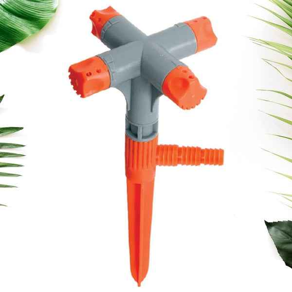 Garden Sprinkler 360 Rotating Adjustable Round 3 Arm Lawn Water Sprinkler For Watering Garden Plants pipe Hose Irrigation Yard Water Sprayer