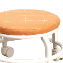 Roller Seat Stool Low Height Rolling Stool Multifunctional Small Household Movable Mini Stool Pulley Wheel Stool For Garage Home Library (1 Pc)
