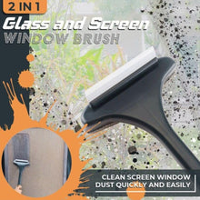Brush 2 In 1 Mesh Cleaning Brush Wiper With Extended Handle Window Cleaning Brush Net Cleaner magic Window Cleaner Brush Window Mesh Cleaner (1 Pc)
