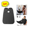 Black Beard Apron Hair Clippings Catcher Grooming Bib