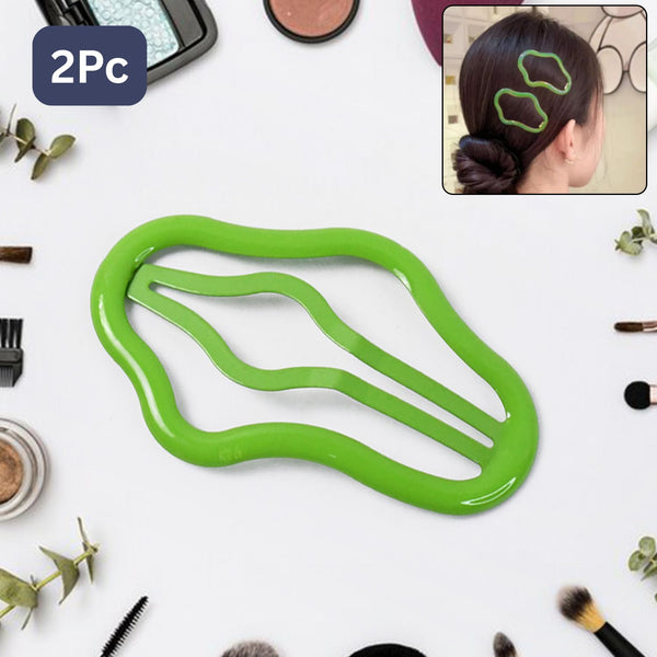 Hair Clips Multicolor Women Hair Accessories (2 Pc)