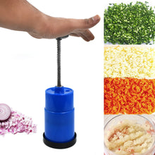 Onion Vegetable Hand Press Cutting Chopper (Mix Color)
