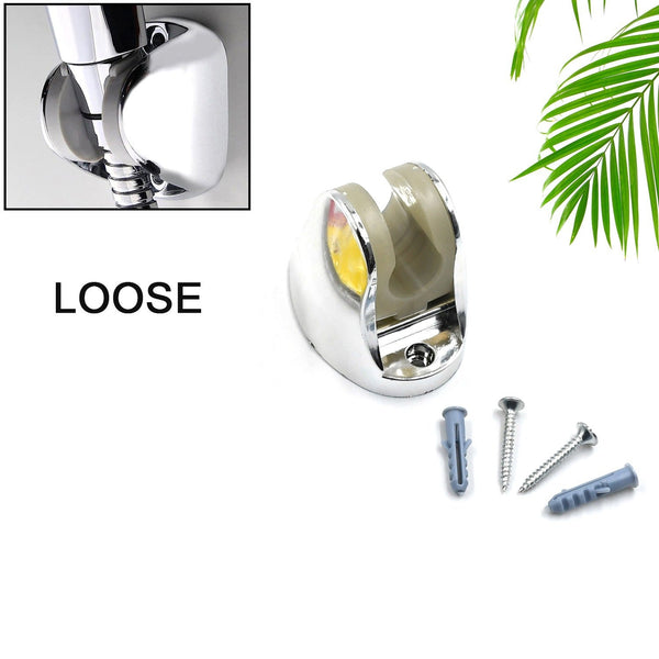 Adjustable Hand Shower Holder With Fixing Screws Adjustable Bracket For Bathroom (Loose)