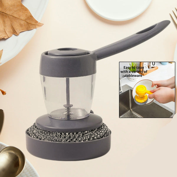 Handheld Soap Dispenser With Scrub