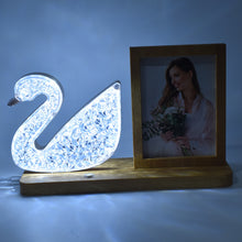 Duck Shape Crystal Led Lamp Photo Frame Night Lamp, Wedding Gift, Love Couple