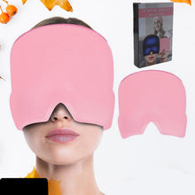 Headache Relief Hat Migraine Cap Wearable Migraine Mask Ice Head Wrap For Tension Headache Puffy Eyes Sinus Headache Stress Relief