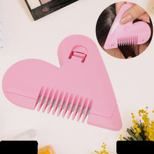 Heart Shape Plastic Hair Cutting Scissors For Baby Girls Lightweight Portable Hair Thinning Doubleedge Stainless Steel Convenient For Hair Cutting For Hair Thinning (1 Pc )