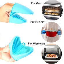Silicone Heat Resistant Cooking Potholder For Kitchen Cooking Baking (2 Pc)