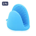 Silicone Heat Resistant Cooking Potholder For Kitchen Cooking Baking (2 Pc)