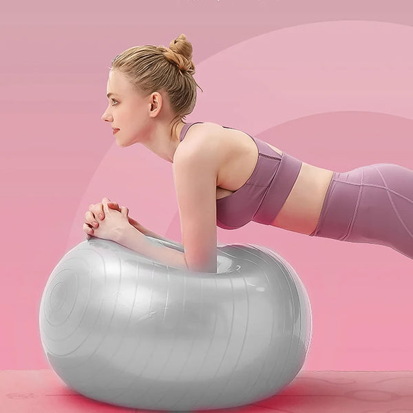 Heavy Duty Gym Ball Non-slip Stability Ball With Foot Pump For Total Body Fitness