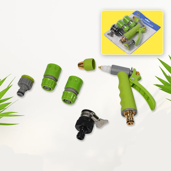 Water Spray Nozzle Hose Sprayer High Pressure Long Range Zinc Alloy Rotatable For Gardening Spray Adjustable High Pressure Car Washer Washing Water Spray Gun