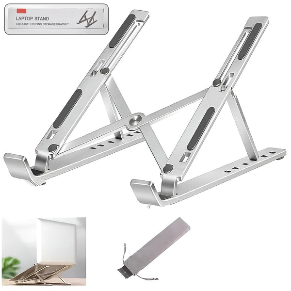 Home Foldable Height Adjustable Laptop Stand (1 Pc)