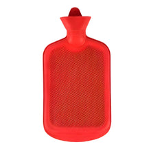 Large rubber hot water bag for pain relief and heating therapy.