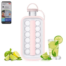 Ice Cube Trays 2 In 1 Portable Ice Ball Maker 17 Round Ice Cube Mold  (1 Pc)