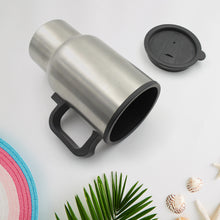 12v Car Charging Electric Kettle Mug (Silver)