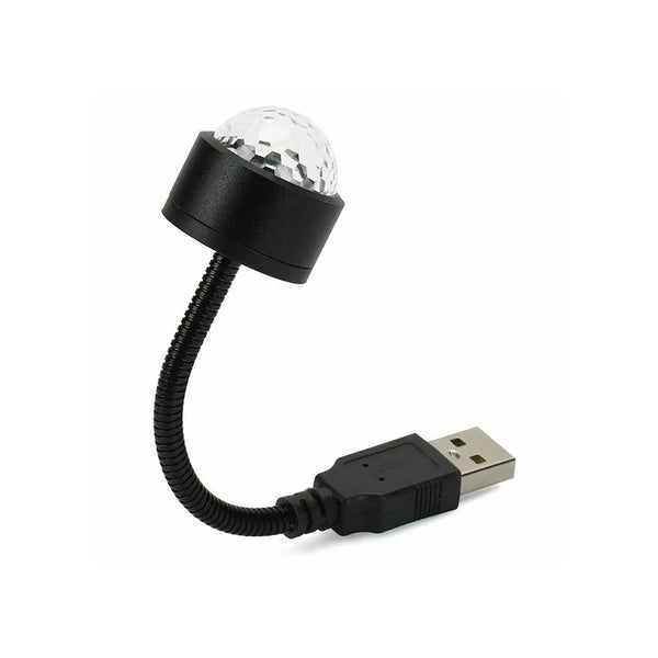 Usb Star Night Light Projector And Mini Disco Ball Light Adjustable Auto Roof Interior Car Ceiling Lights Flexible Atmosphere Strobe Light Decorations For Bedroom Car Party Ceiling