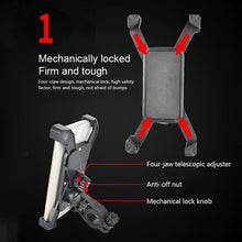 Bike Phone Mount Anti Shake And Stable Cradle Clamp With 360 Rotation