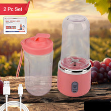 Portable Small Juicer Blender With Water Bottle  Cup (2 Pc Set)