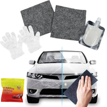 Nano Magic Car Scratch Remover Cloth Multipurpose Scratch Repair Cloth For Car Paint Scratch Repair Easy To Repair Slight Scratches On The Surface Polishing Repeatable Use For All Kinds Of Car (45 Ml Repair Solution 2 Gloves 2 Nano Cloth)