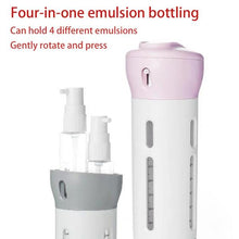4 In 1 Travel Dispenser Bottle Set Travel Refillable Cosmetic Containers Set
