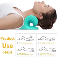Neck Relaxer Cervical Pillow For Neck Shoulder Pain Chiropractic Acupressure Manual Massage Medical Grade Material Recommended By Orthopadics