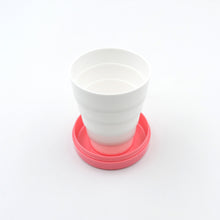 Portable Travelling Cuptumbler With Lid Folding  Pocket Glass For Travelling Water Cup For Kids Walker Folding Camping Cup With Lids Expandable Drinking Cup Folding Cup For Kids Travel - (Pack Of 2)
