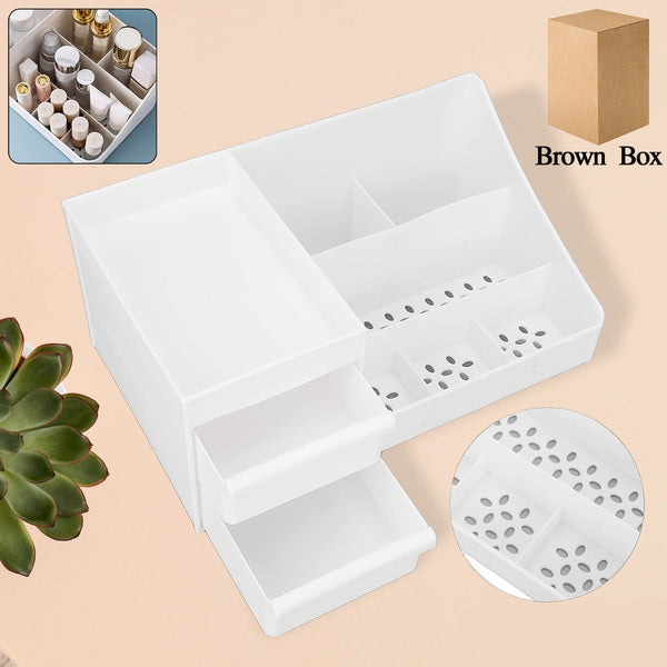 Large Capacity Desktop Cosmetic Storage Box (1 Pc  Mix Color)