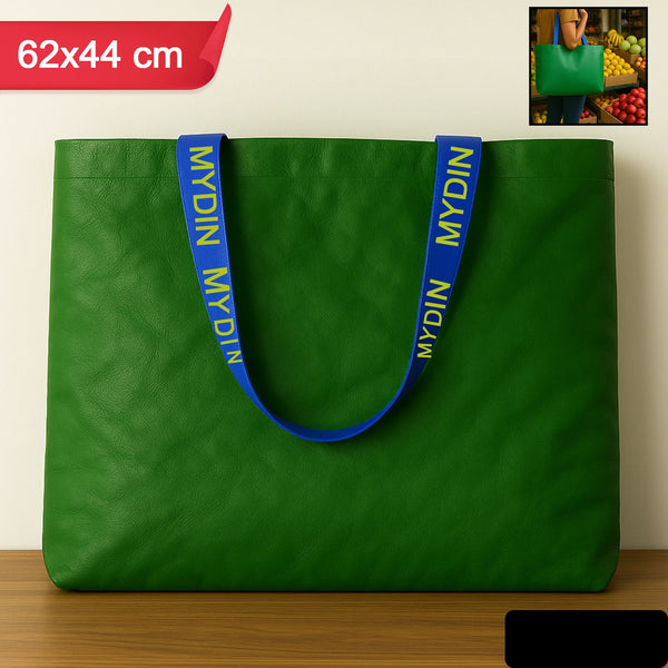 Eco-friendly Large Shopping Tote Bag 62x44cm (Mixcolor  1 Pc)