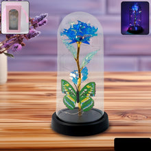 Led-powered Eternal Rose In Plastic Dome (1 Pc  Battery Not Included)