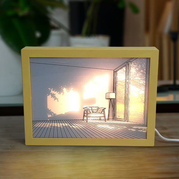 Led Night Painting Decoration Picture Frame Light (1 Pc  2015 Cm)