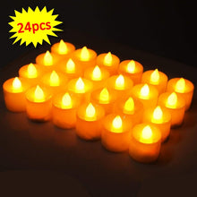 Festival Decorative - Led Tealight Candles (White 24 Pcs)