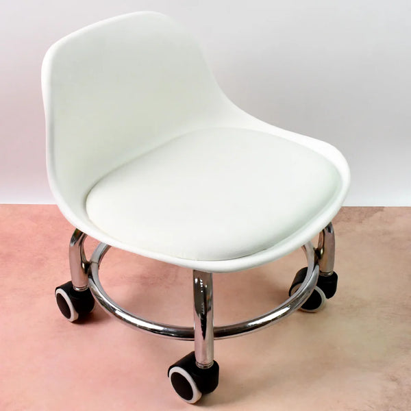 Low Round Rolling Stool With Wheels Pedicure Stool For Fitness Office Garage  Home  Garden  Furniture  Benches Stools Multi-color (1 Pc)