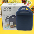 6 in 1 Tiffin Box-lunch Box 3 Stainless Steel Containers  Plastic Lid Box  Spoon  Fork Plastic Bottle  Insulated Fabric Bag  Leak Proof  Microwave Safe  For Office College And School For Men Women (6 Pcs)