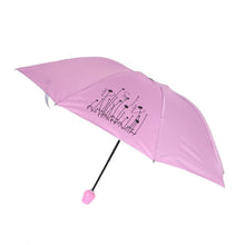 Rose Umbrella Lightweight Waterproof Uv Protection Mini Folding Creative Rose Flower Case