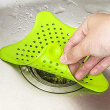 Silicone Star Shaped Sink Filter Bathroom Hair Catcher Drain Strainers For Basin (2 PCs)