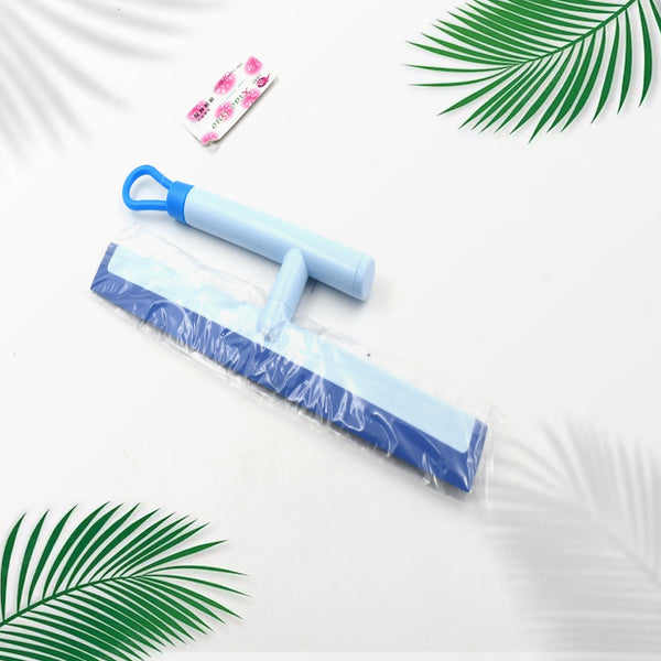 Glass Cleaning Wiper Window Cleaner For Bathroom Windows And Car Glass Window  Mirror Scraper Brush With Soft Rubber