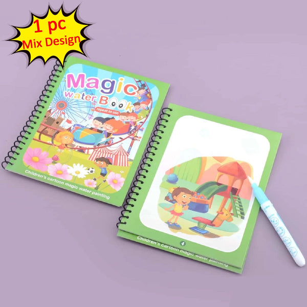 Magic Water Quick Dry Book Water Coloring Book Doodle With Magic Pen Painting Board