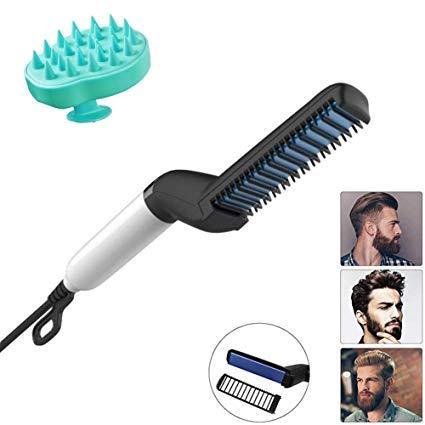 Men Beard And Hair Curling Straightener (Modelling Comb)