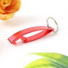 2 In 1 Compact Metal Bottle Opener With Keyring (2 Pc)