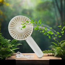 Mini Handheld Fan Portable Rechargeable Mini Fan Easy To Carry For Home Office Travel And Outdoor Use (Battery Not Included)
