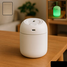Portable Lighting Mini Humidifier Usb Personal Desktop Air Humidifier For Baby Bedroom Travel Office Home With Light Cool Mist Humidifier Essential Oil Diffusers Cool Mist Humidifiers (250 Ml)