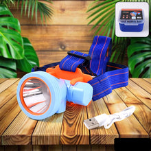 Mini Rechargeable Power Headlamp With Plastic Case (1 Pc)