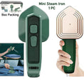 Mini Steam Iron Handheld Garment Steamer For Clothes - Portable Travel Household Ironing Machine Fast Heat Up Powerful Steam Compact Design For Travel And Home Quilting Sewing Iron Useful Gifts For Family Members Friends Birthday (1 Pc)