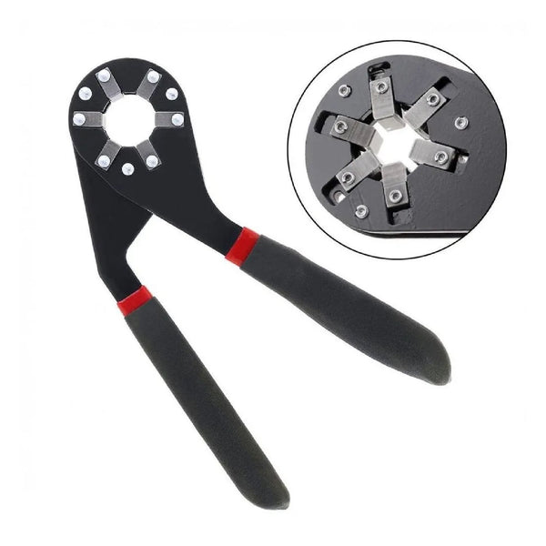 Multi-function Hexagon Universal Wrench Adjustable Bionic Plier Spanner Repair Hand Tool (Small) Single Sided Bionic Wrench Household Repairing Wrench Hand Tool