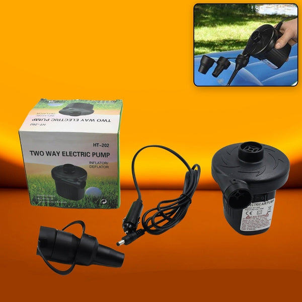 Multi-purpose Electric Air Pump Without Valve Adaptors For Quickly Inflates deflates Sofa Bed Swimming Pool Tubes Toys Air Bags