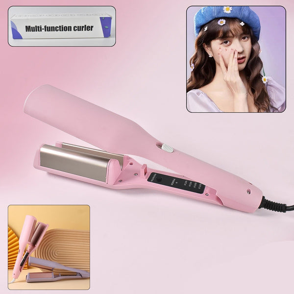 Multi Function Curler Wave Iron Curling Iron With Adjustable Temperature (1 Pc)