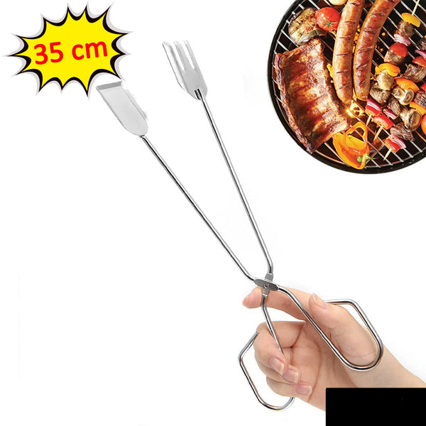 Multi Functional Metal Bbq Clip Tongs Clamp For Garbage Charcoal Serving Tools