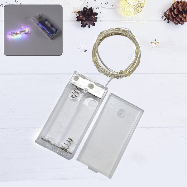 Multicolor 2aa Battery Powered Copper Wire String Fairy Lights With 30 Leds