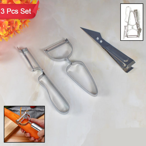 Multifunctional Peeler Grater For Vegetable Fruit (3 Pcs Set)